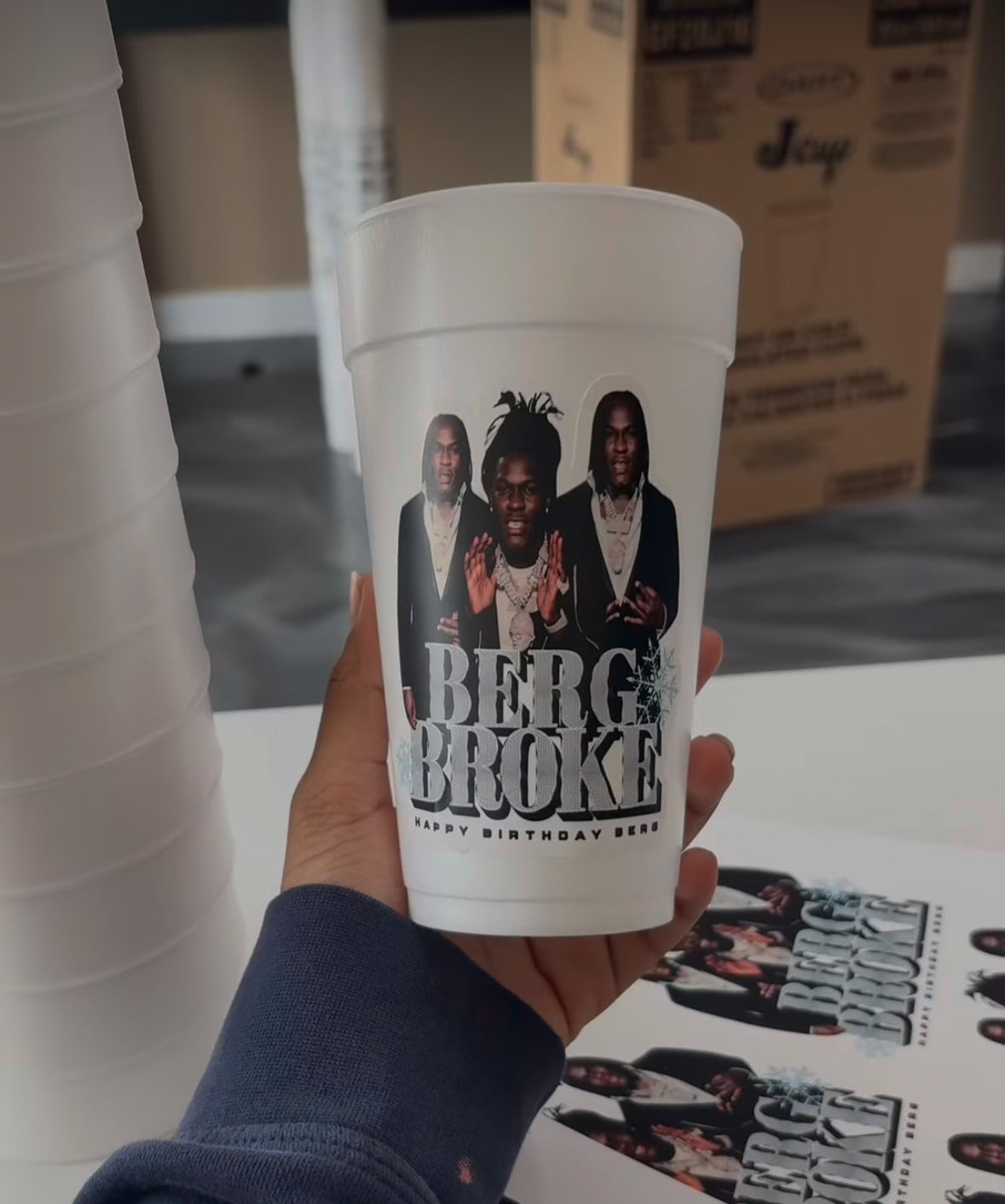 Custom Styrofoam Cups
